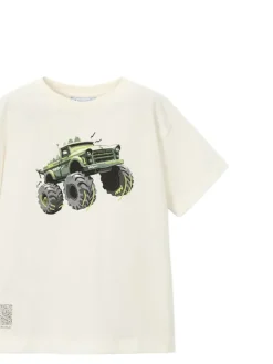 Mayoral T-Shirt 3069 Biały Regular Fit