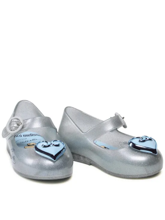 Melissa Baleriny Mini Melissa Sweet Love + Disn 33447 Srebrny