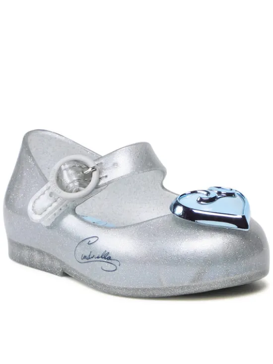 Melissa Baleriny Mini Melissa Sweet Love + Disn 33447 Srebrny
