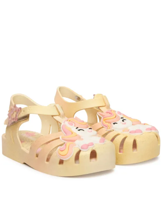 Melissa Sandały Mini Melissa Possession Uni Bb 37828 Żółty