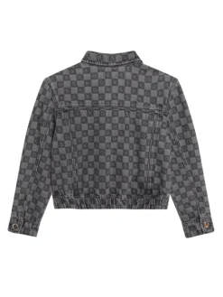 MICHAEL KORS KIDS Kurtka jeansowa R16119 S Szary Regular Fit