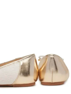 MICHAEL Michael Kors Baleriny Kenya Bow MK01365256 Écru