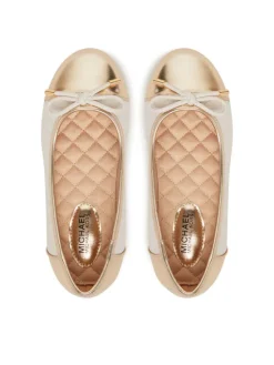 MICHAEL Michael Kors Baleriny Kenya Bow MK01365256 Écru