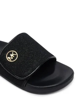 MICHAEL Michael Kors Klapki Jett Darby MK04190001 Czarny