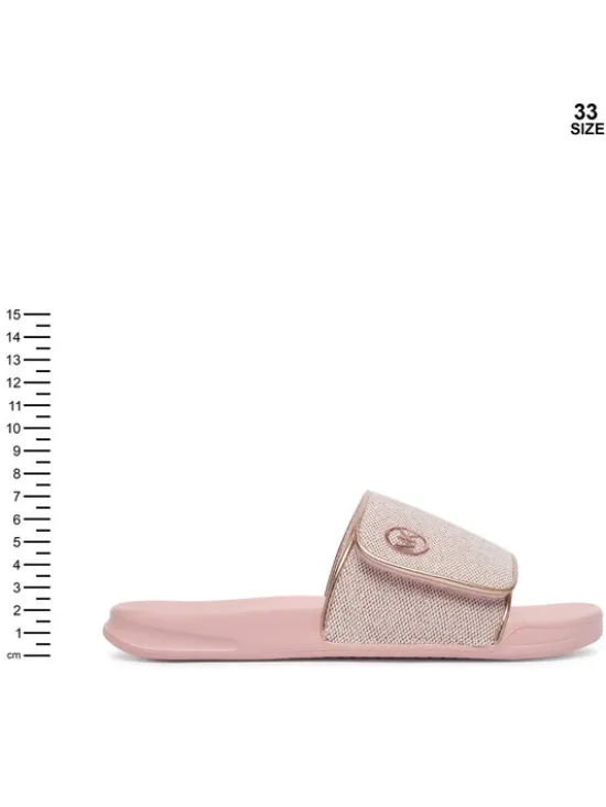 MICHAEL Michael Kors Klapki Jett Darby MK04190731 Różowy