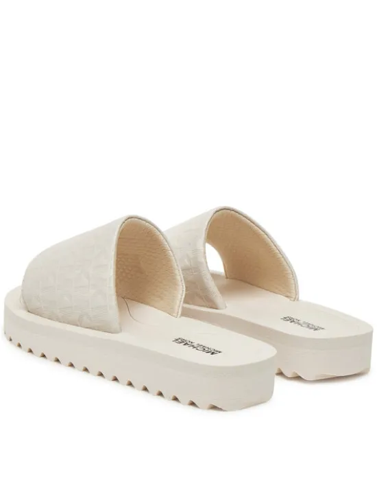 MICHAEL Michael Kors Klapki MK01372270 Biały