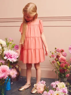 minimi Sukienka elegancka 22/20 Koralowy Relaxed Fit