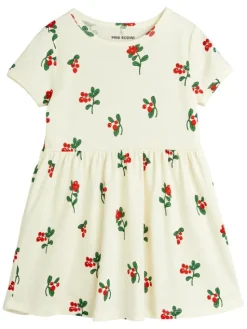 MINI RODINI Sukienka codzienna 2525010311 Biały Regular Fit