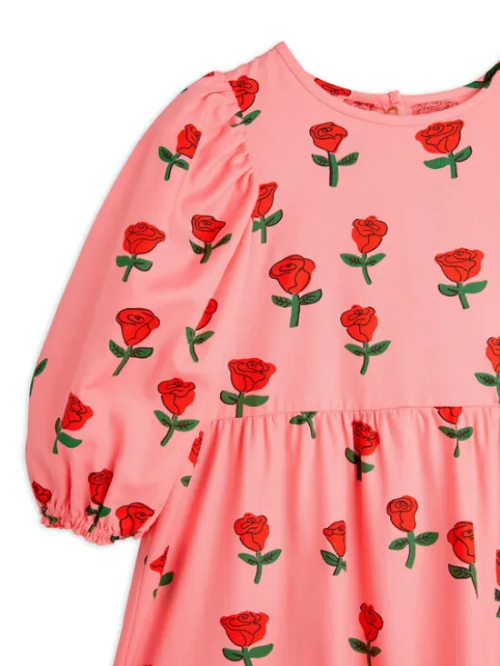 MINI RODINI Sukienka codzienna Roses 2515010528 Różowy Regular Fit