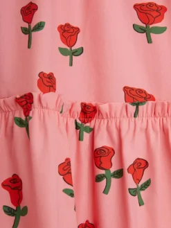 MINI RODINI Sukienka codzienna Roses 2515010528 Różowy Regular Fit