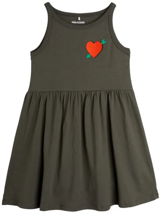 MINI RODINI Sukienka codzienna 2525010799 Czarny Regular Fit