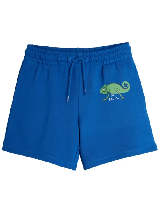 MINI RODINI Szorty sportowe 2523015460 Niebieski Regular Fit