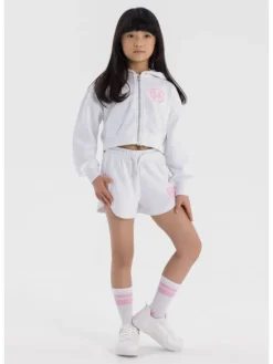 minoti Bluza 22fleece68 Biały Regular Fit