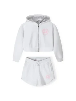 minoti Bluza 22fleece68 Biały Regular Fit