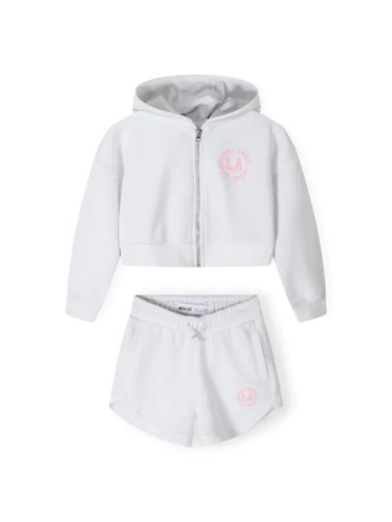 minoti Bluza 22fleece68 Biały Regular Fit