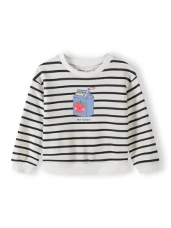 minoti Bluza 30FLEECE105 Biały Regular Fit
