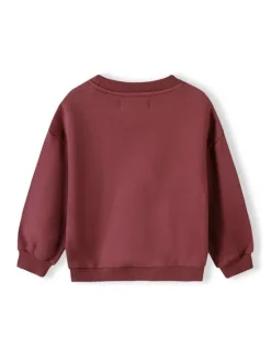 minoti Bluza 16fleece 45 Fioletowy Regular Fit