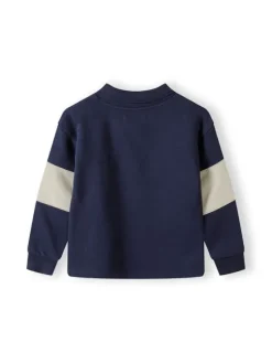 minoti Bluza 23fleece57 Granatowy Regular Fit