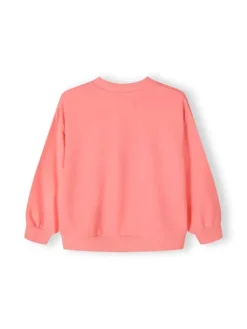 minoti Bluza 22fleece53 Koralowy Regular Fit