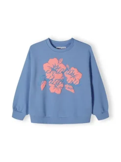 minoti Bluza 22fleece55 Niebieski Regular Fit
