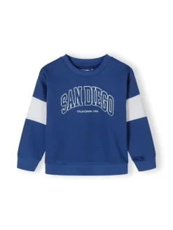 minoti Bluza 23fleece130 Niebieski Regular Fit