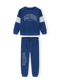 minoti Bluza 23fleece130 Niebieski Regular Fit