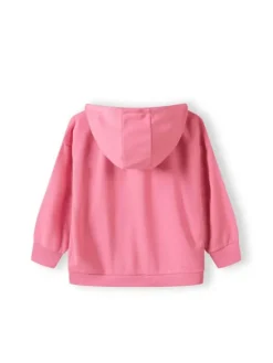 minoti Bluza 22fleece41 Różowy Oversize