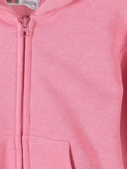 minoti Bluza 30FLEECE108 Różowy Regular Fit