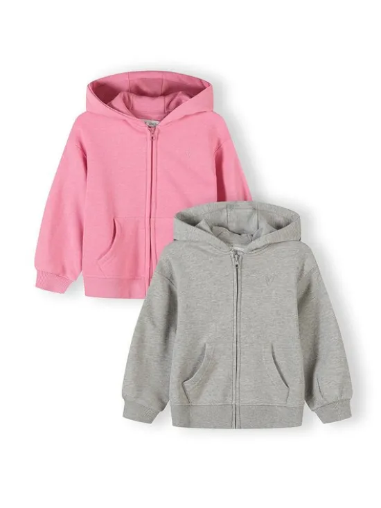 minoti Bluza 30FLEECE108 Różowy Regular Fit