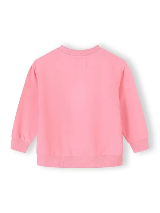 minoti Bluza 30FLEECE112 Różowy Regular Fit