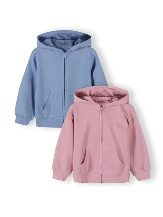 minoti Bluza 30FLEECE111 Różowy Regular Fit