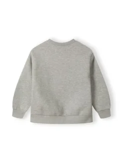 minoti Bluza 19fleece11 Szary Regular Fit