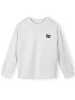 minoti Bluza NOSFLEECE400 Biały Regular Fit