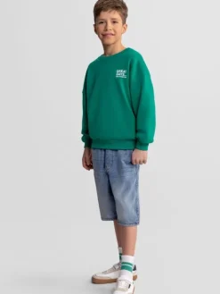 minoti Bluza NOSFLEECE400 Biały Regular Fit