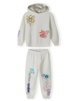 minoti Dres 20fleece55 Biały Regular Fit