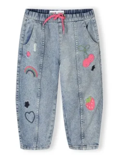 minoti Jeansy 30JEAN100 Granatowy Relaxed Fit