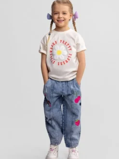 minoti Jeansy 30JEAN100 Granatowy Relaxed Fit