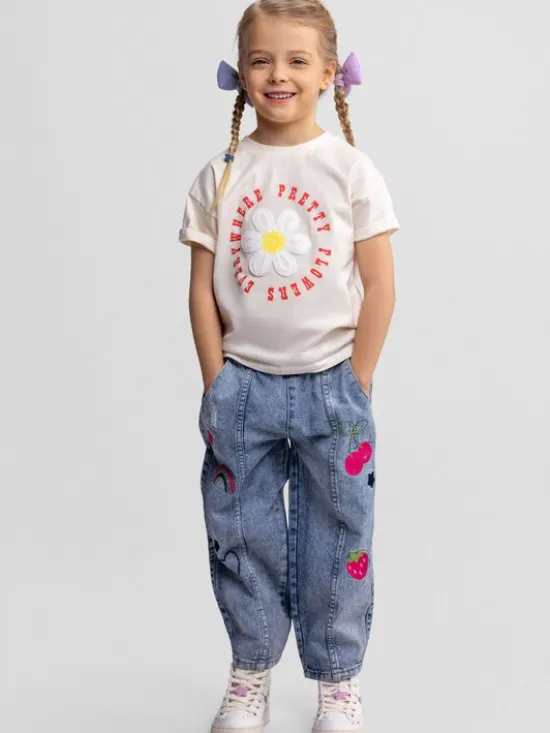 minoti Jeansy 30JEAN100 Granatowy Relaxed Fit