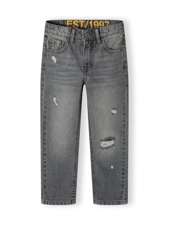 minoti Jeansy 27JEAN48 Szary Regular Fit