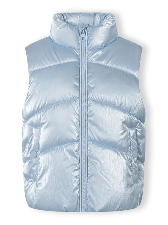 minoti Kamizelka 30GILET100 Błękitny Regular Fit