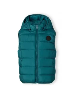 minoti Kamizelka 17gilet6C Turkusowy Regular Fit