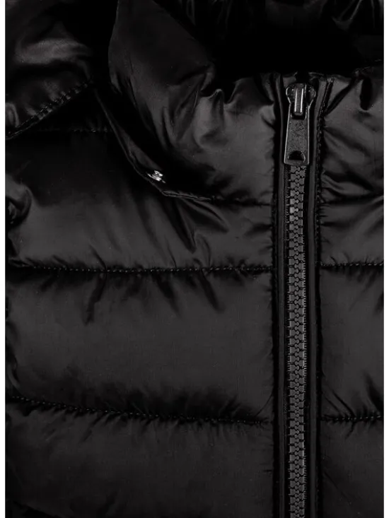 minoti Kamizelka 18GILET 4 Czarny Regular Fit