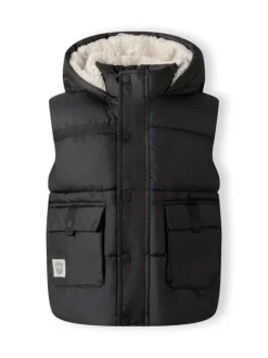 minoti Kamizelka 27gilet2 Czarny Regular Fit