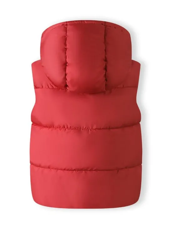 minoti Kamizelka 27gilet6 Czerwony Regular Fit
