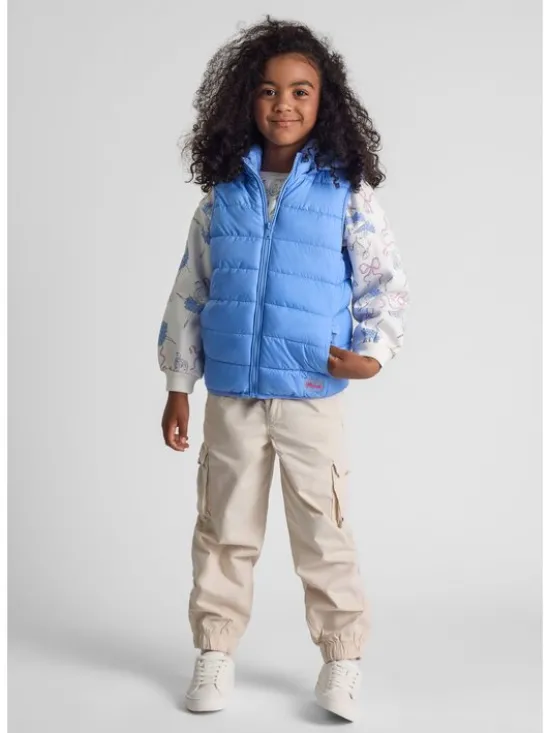 minoti Kamizelka 18gilet5 Niebieski Regular Fit