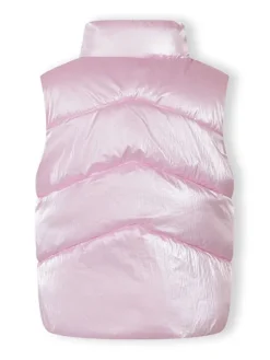 minoti Kamizelka 30GILET101 Różowy Regular Fit