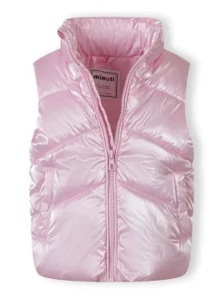 minoti Kamizelka 30GILET101 Różowy Regular Fit