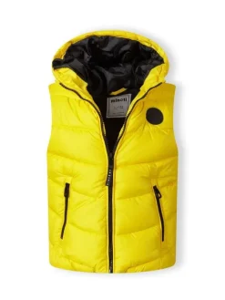 minoti Kamizelka 19gilet42 Żółty Regular Fit
