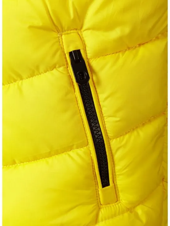 minoti Kamizelka 19gilet42 Żółty Regular Fit