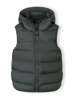 minoti Kamizelka 29GILET252 Zielony Regular Fit